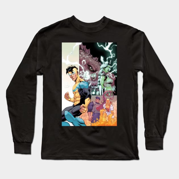 invincible poster Long Sleeve T-Shirt by super villain